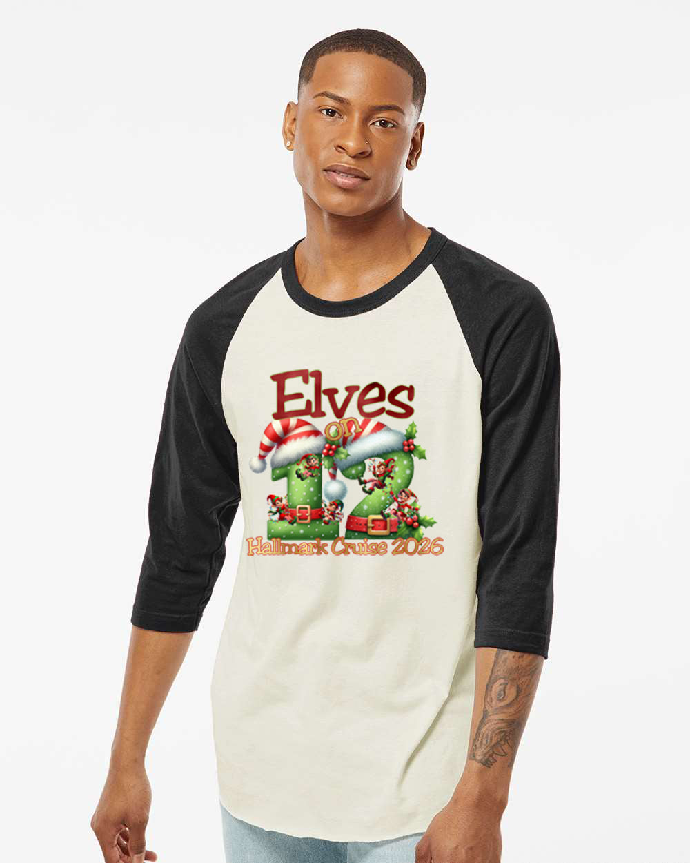 ELVES ON 12 HM CRUISE RAGLAN TEE