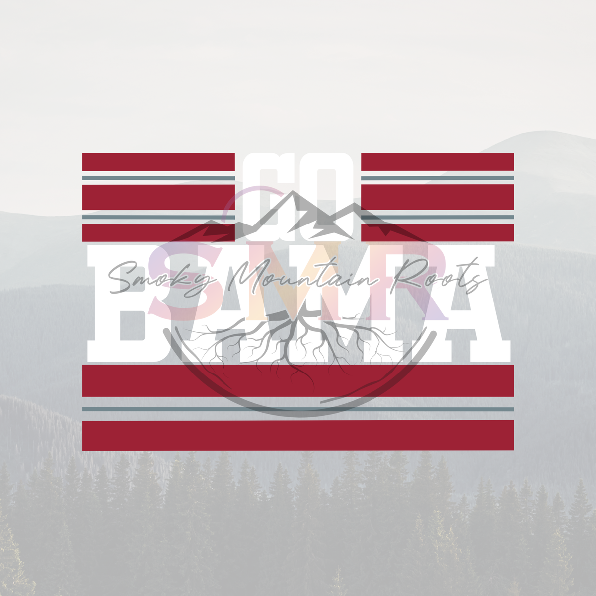 Bama Stripes Digital