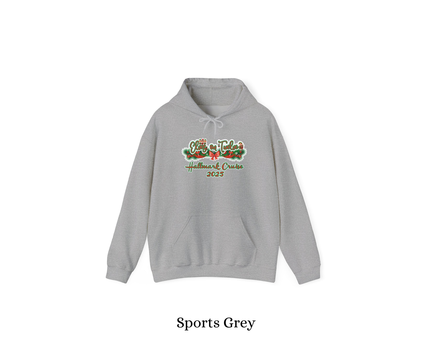 Elves on 12 Wreath Hoodie