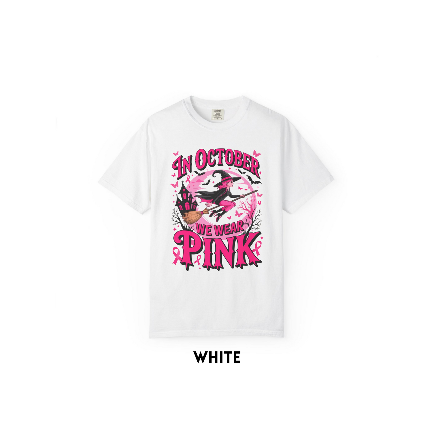 In October We Wear Pink Witch Tee