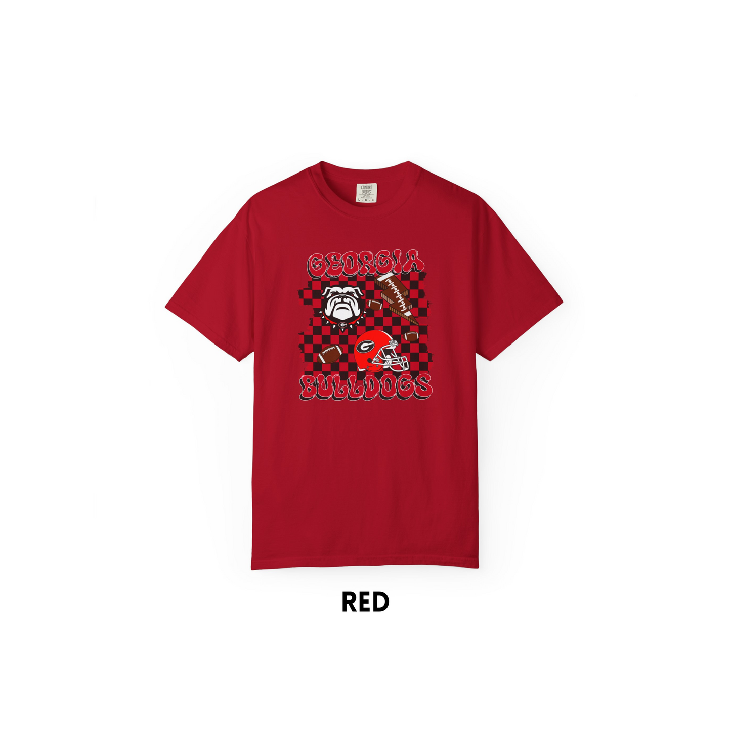 Georgia B-Dogs Checkerd Tee
