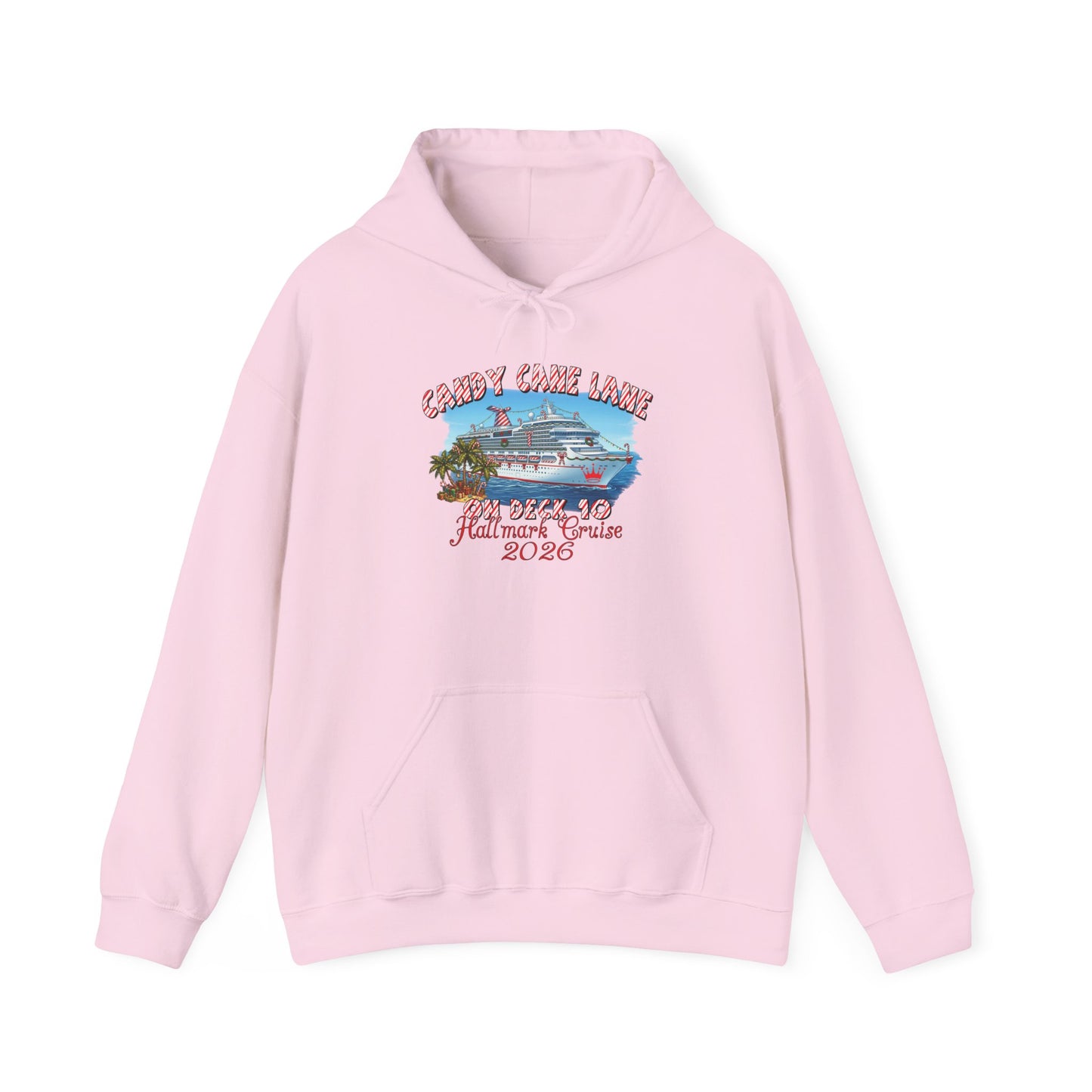 Candy Cane Lane on Deck 10 HM Cruise Hoodie