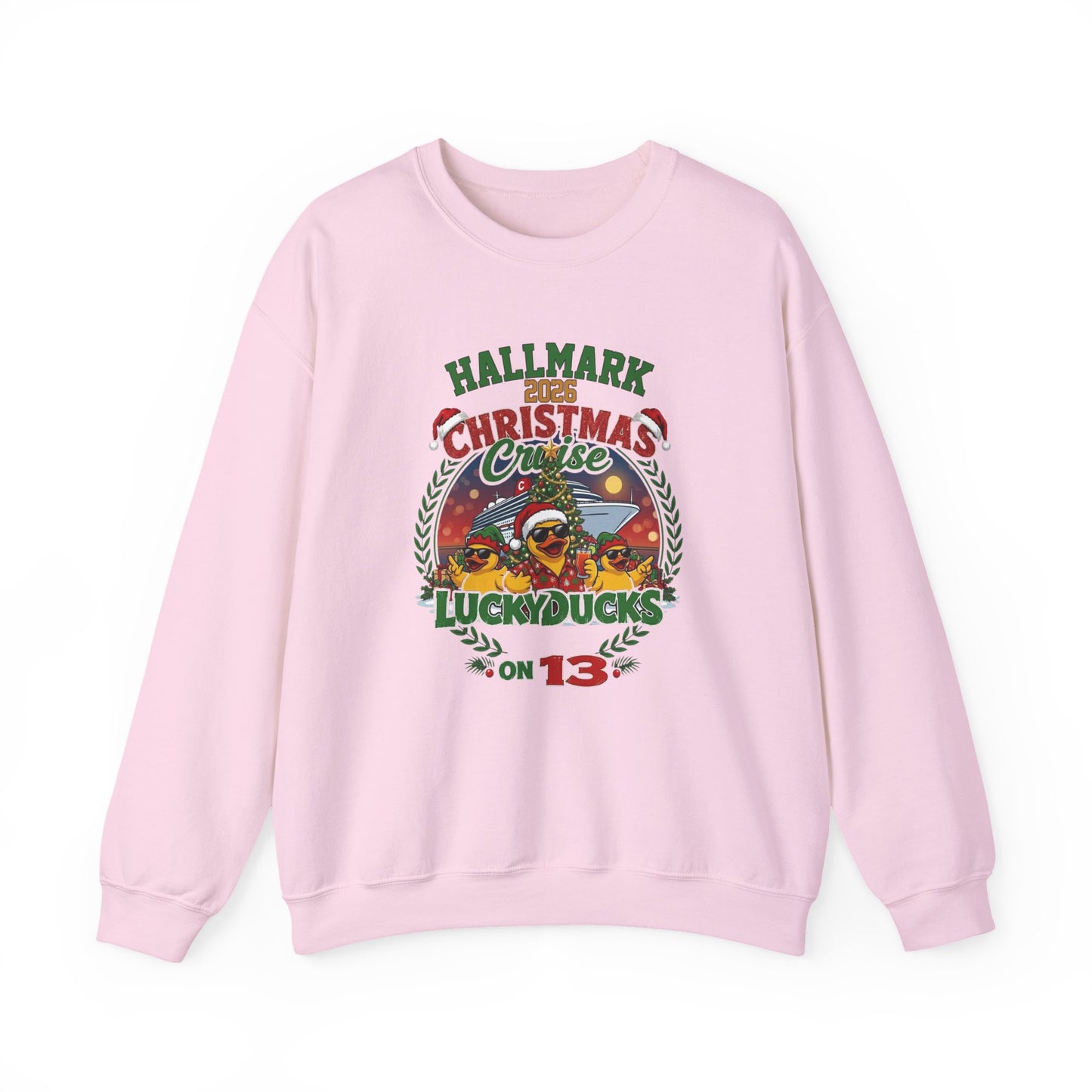 HM Christmas Cruise Lucky Ducks on 13 Crewneck