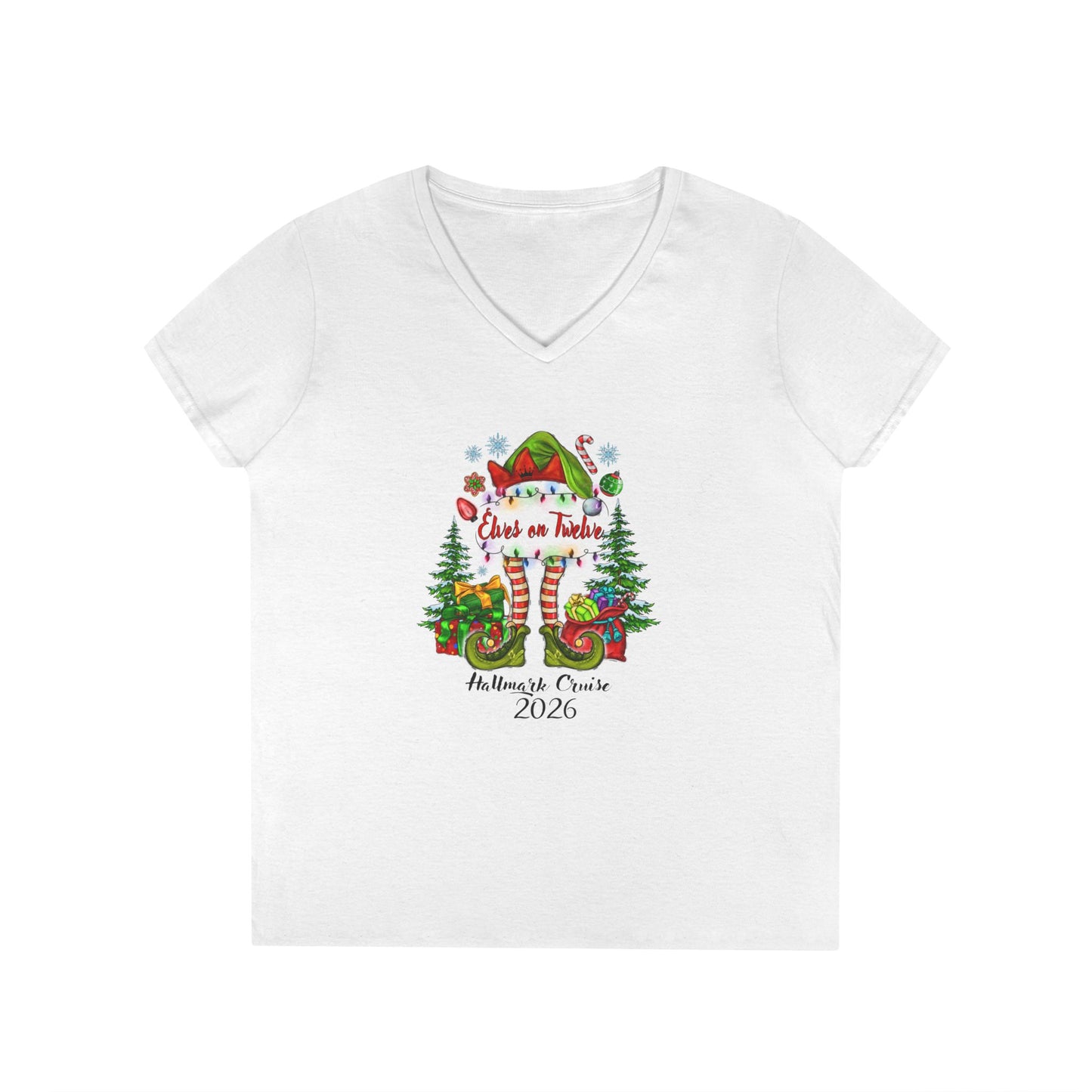 ELVES ON 12 HM CRUISE V-NECK