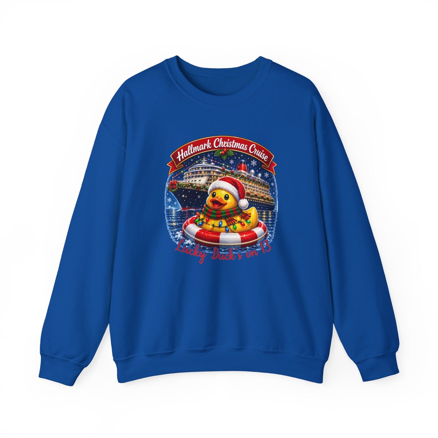 HM LUCKY DUCK'S ON 13 FLOAT CREWNECK
