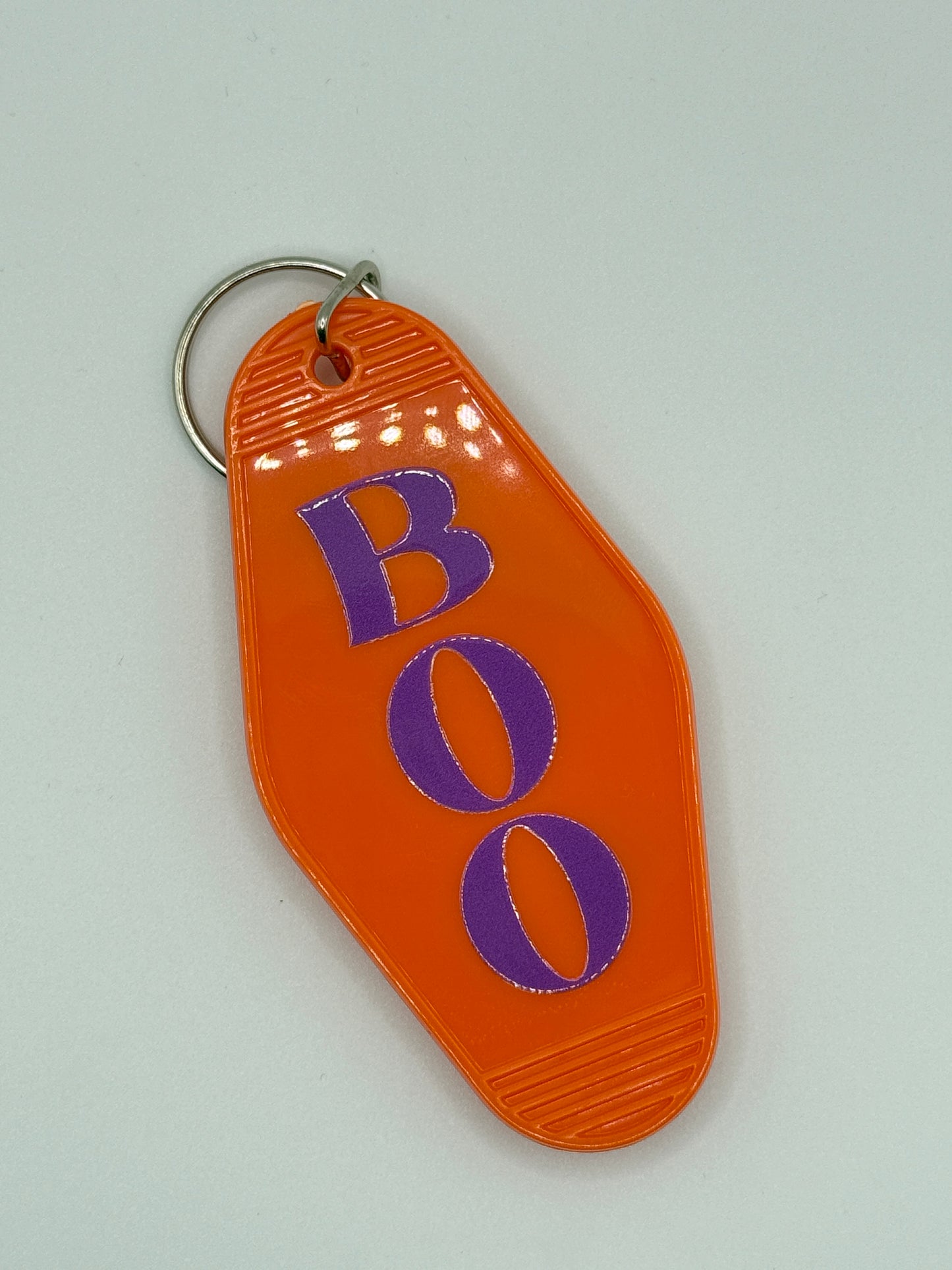 Epoxy Halloween UV DTF Motel Keychain