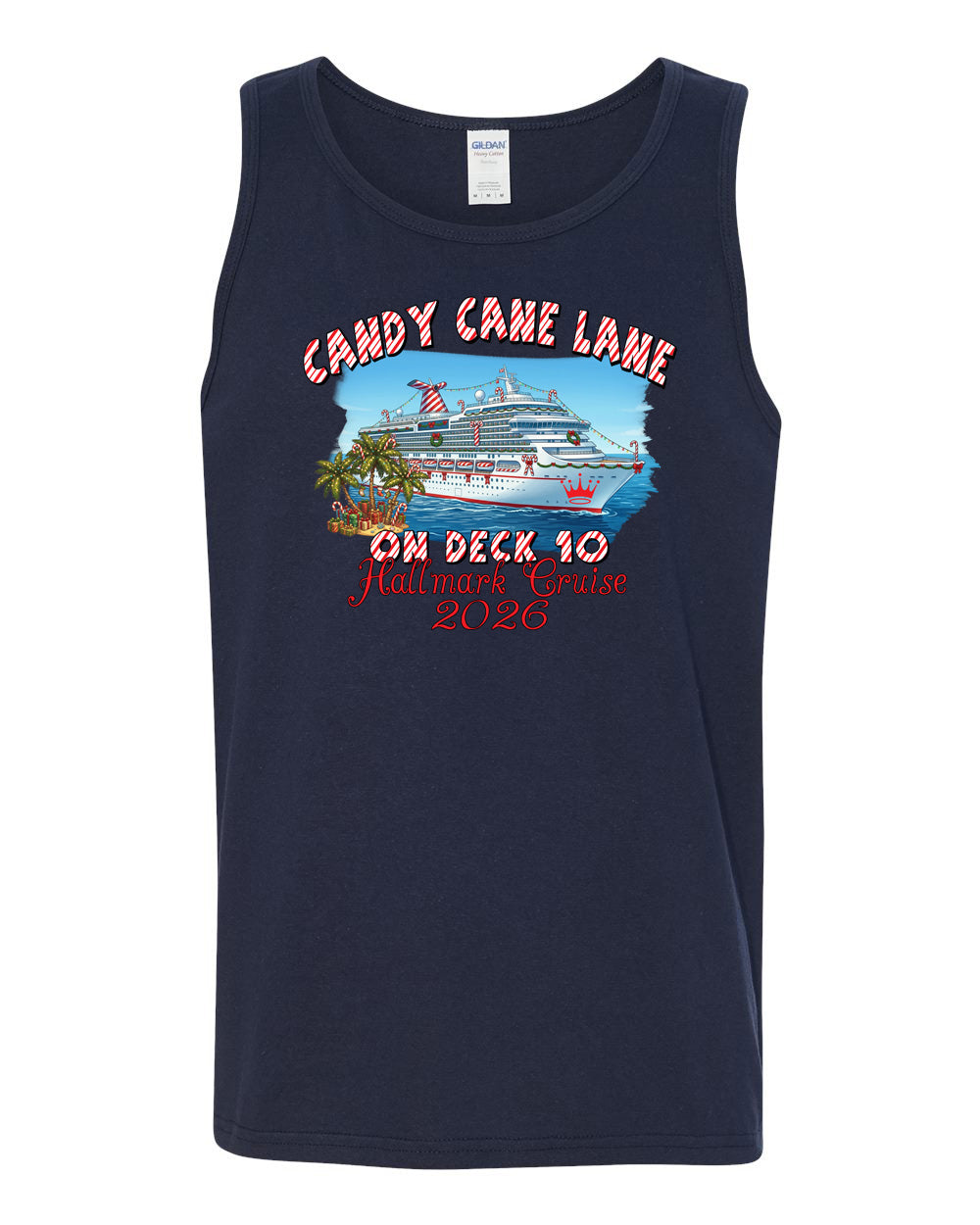 Candy Cane Lane on Deck 10 HM Cruise Tank