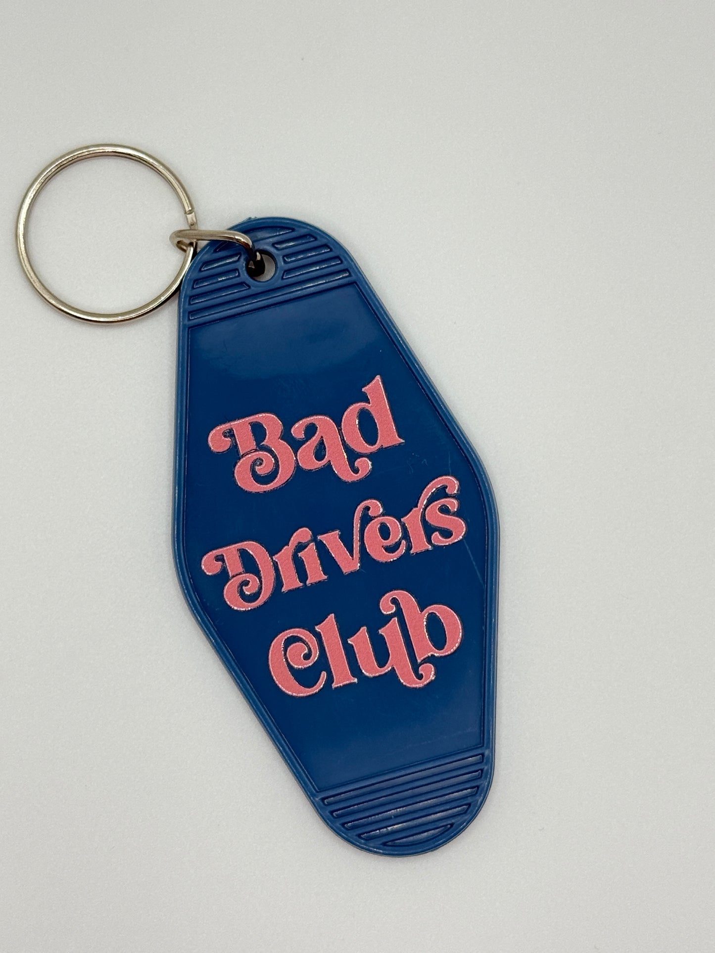 Bad Drivers Club Motel Keychain