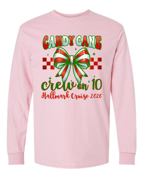Candy Cane Crew on 10 HM Cruise Longsleeve