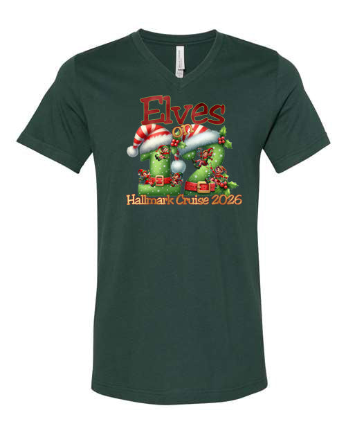 Elves on 12 HM Cruise 2026 V-Necks