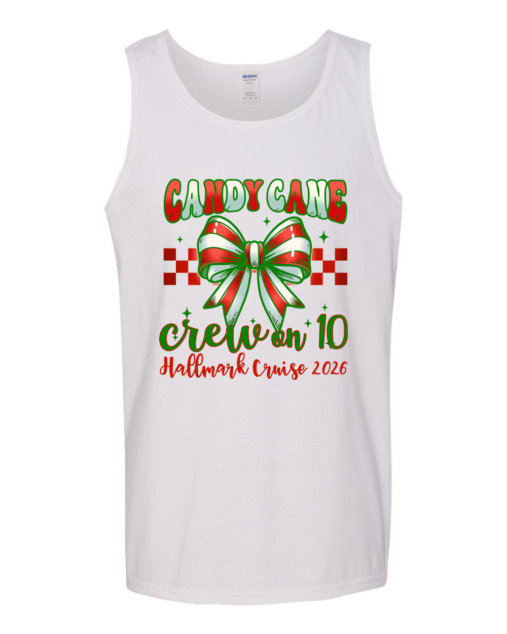 Candy Cane Crew on 10 HM Cruise Tank Top