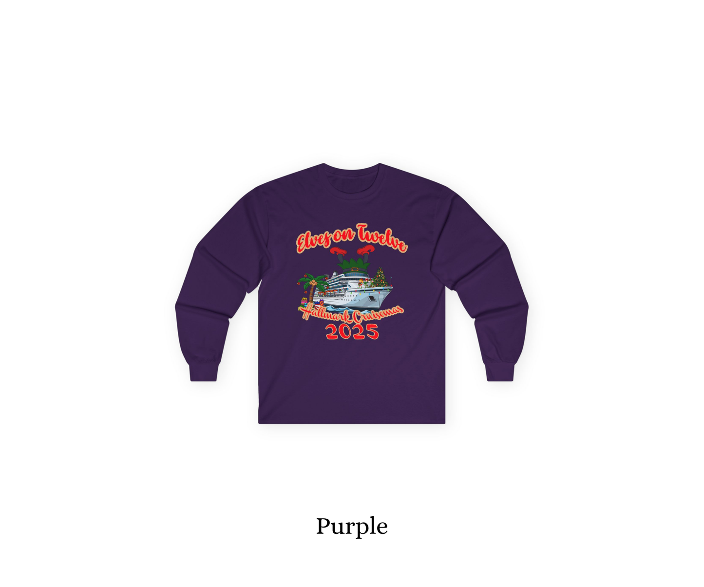 Elves on 12 Cruise Longsleeve