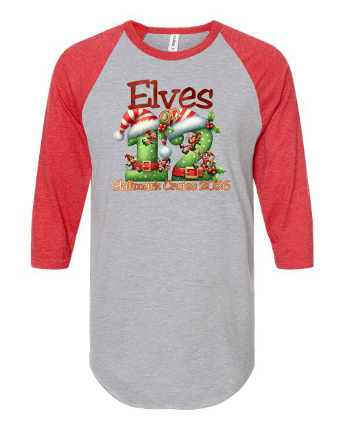ELVES ON 12 HM CRUISE RAGLAN TEE