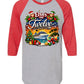ELVES ON TWELVE HM CRUSE RAGLAN TEE