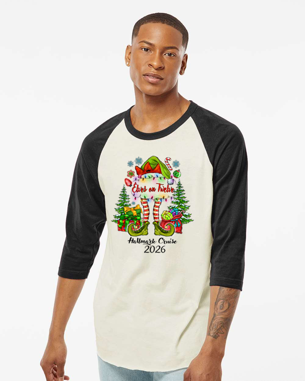ELVES ON 12 ELF HM CRUISE RAGLAN TEE