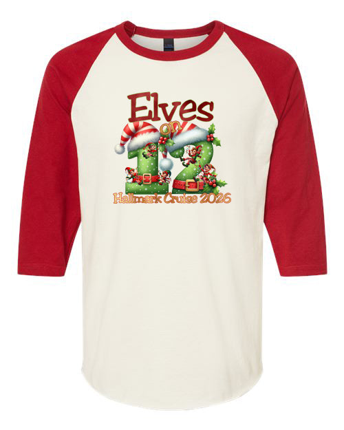 ELVES ON 12 HM CRUISE RAGLAN TEE