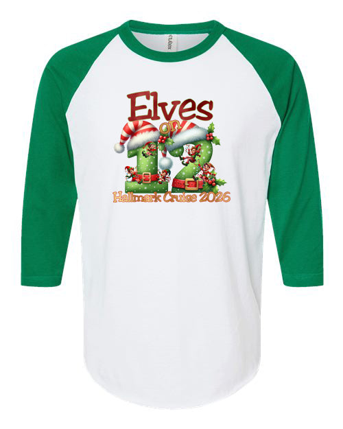 ELVES ON 12 HM CRUISE RAGLAN TEE