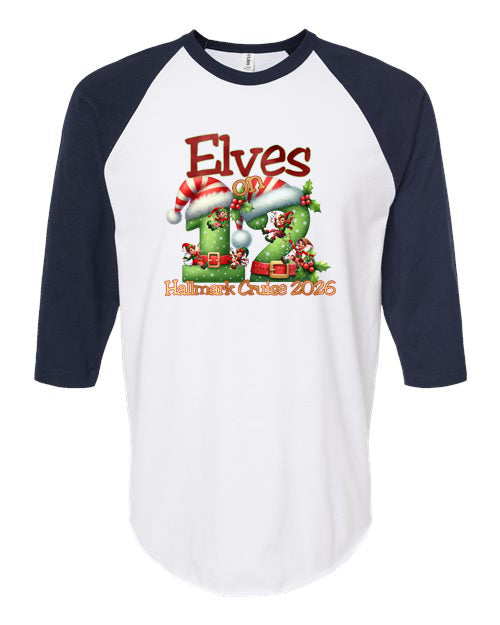 ELVES ON 12 HM CRUISE RAGLAN TEE