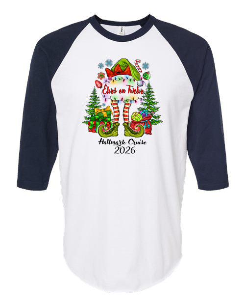 ELVES ON 12 ELF HM CRUISE RAGLAN TEE