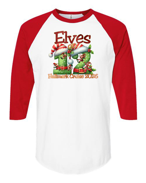 ELVES ON 12 HM CRUISE RAGLAN TEE