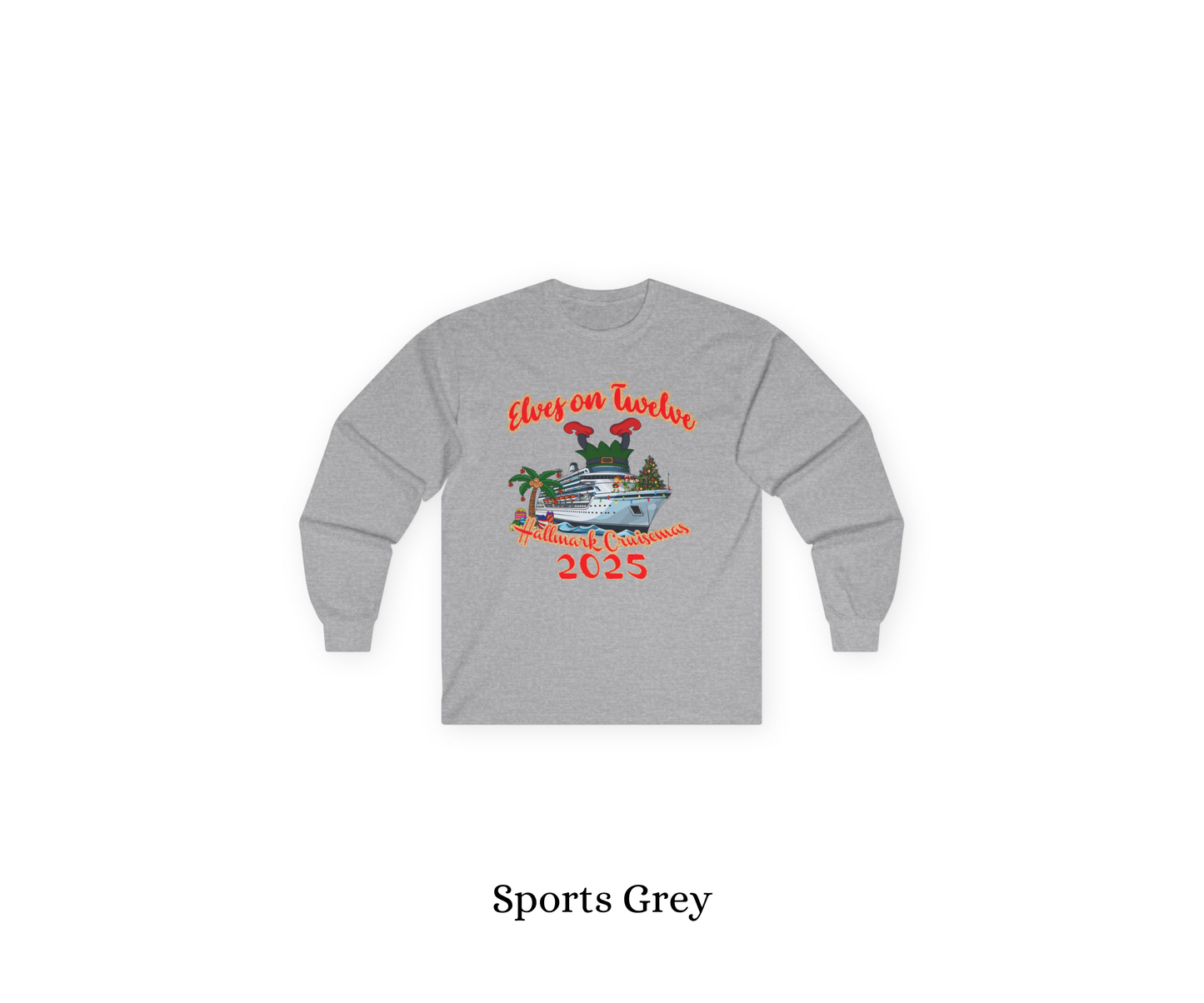 Elves on 12 Cruise Longsleeve