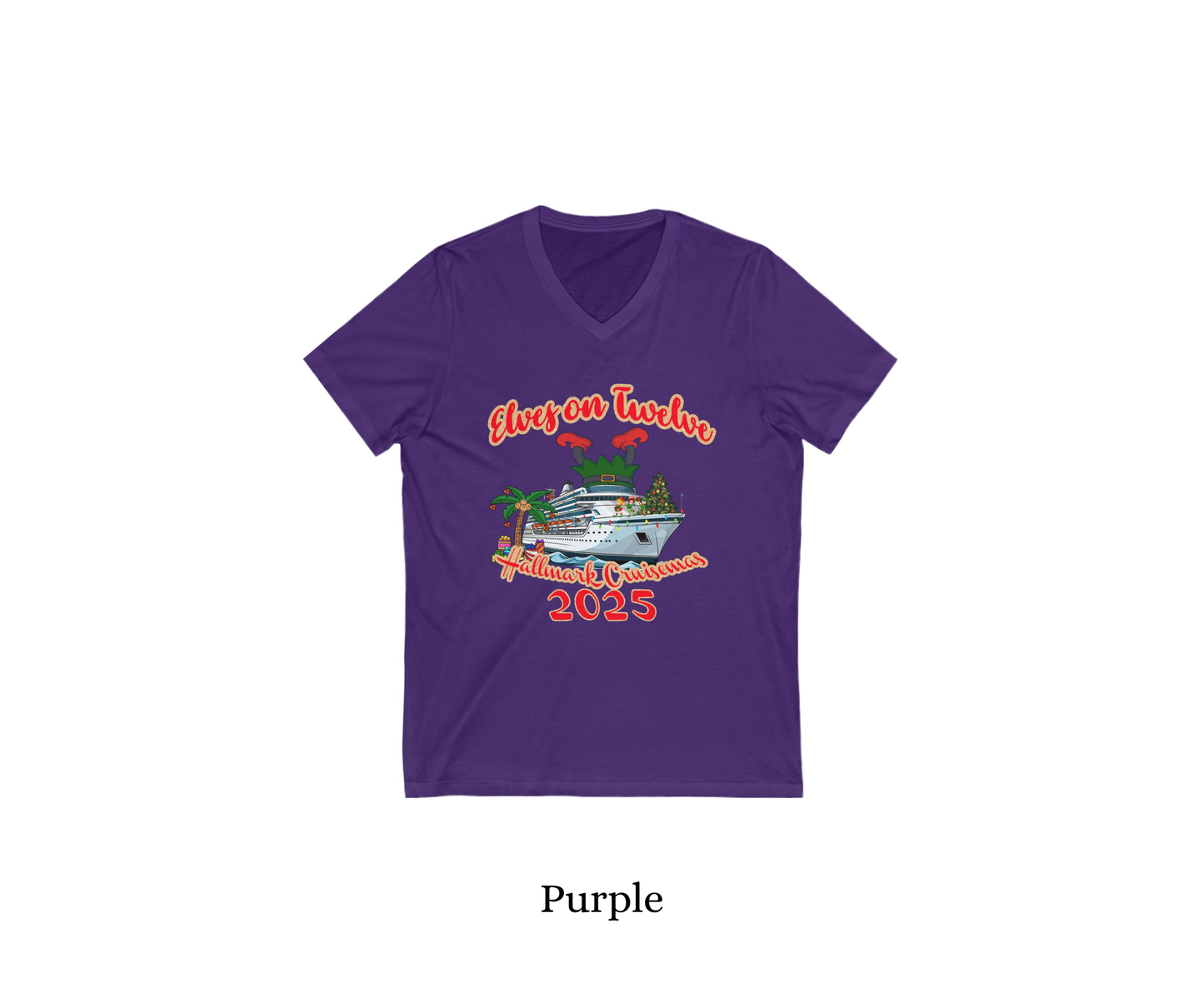 Elves on 12 Cruise V-Neck