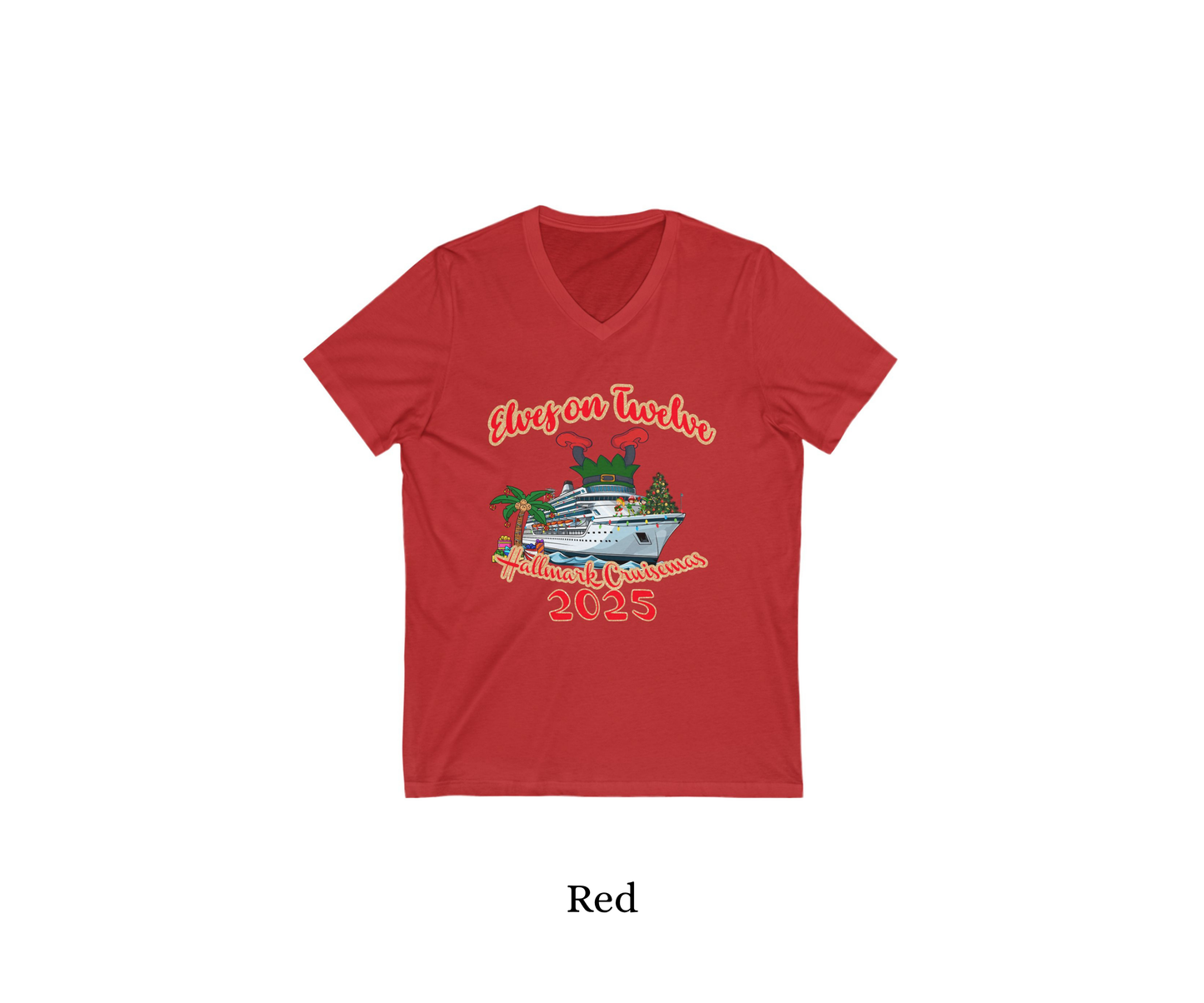 Elves on 12 Cruise V-Neck