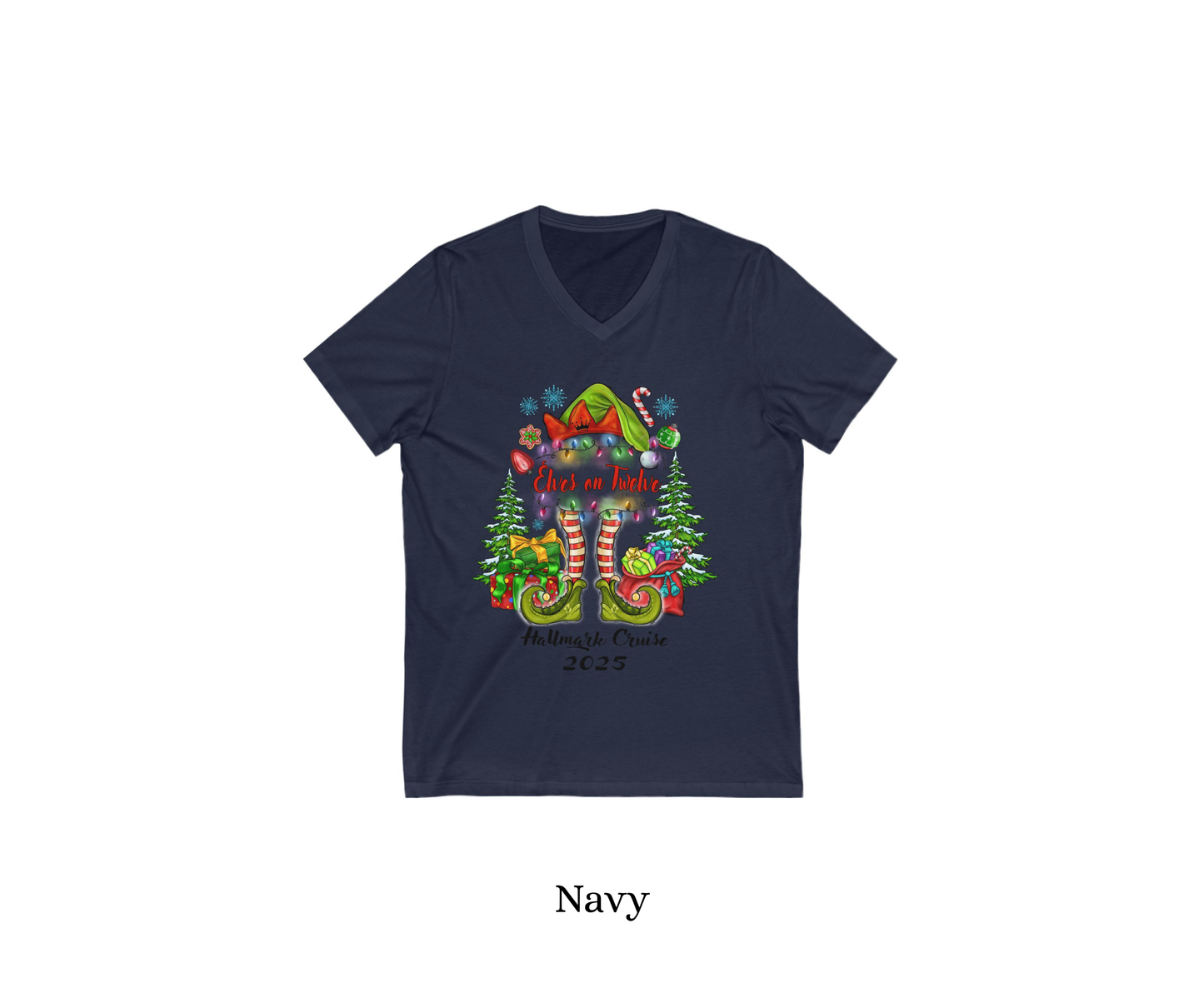 Elves on 12 Elve V-Neck