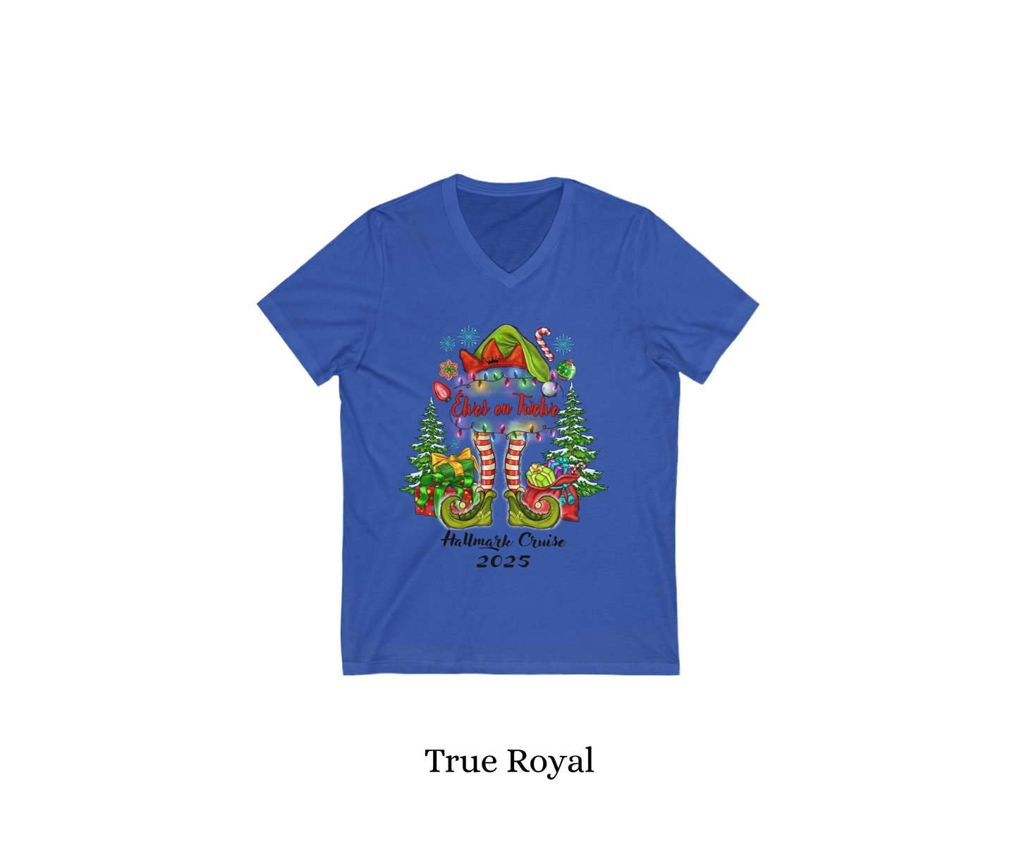 Elves on 12 Elve V-Neck