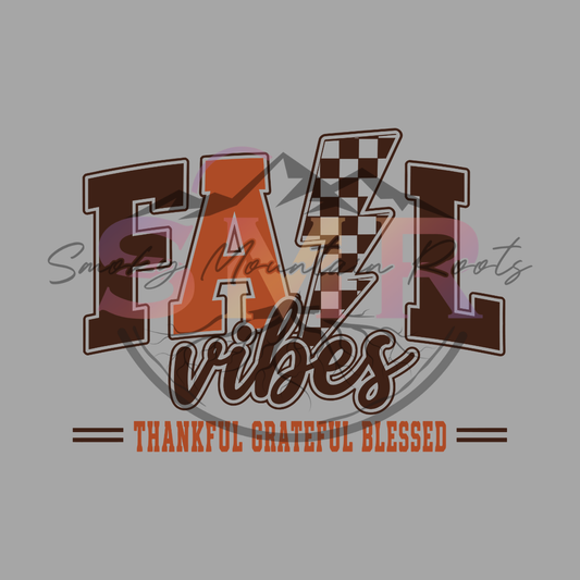 Fall Vibes thankful Grateul Blessed Saturday DTF Deal