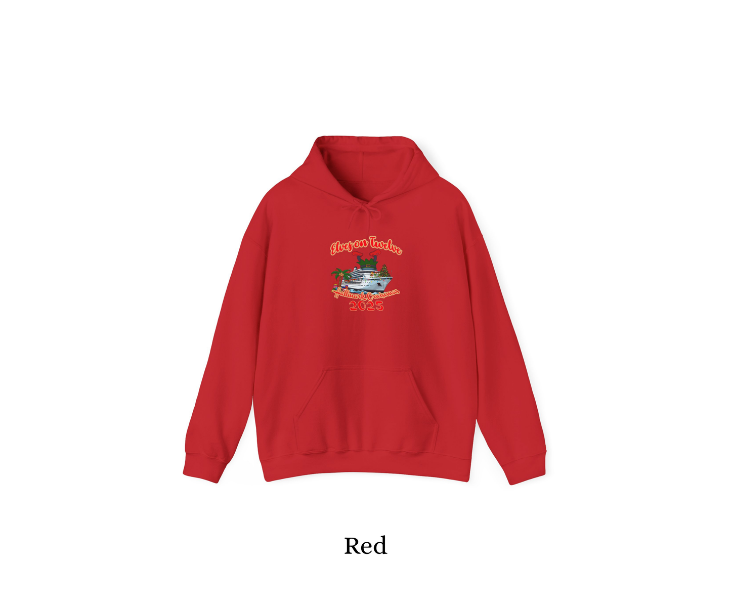 Elves on 12 Crusie Hoodiee