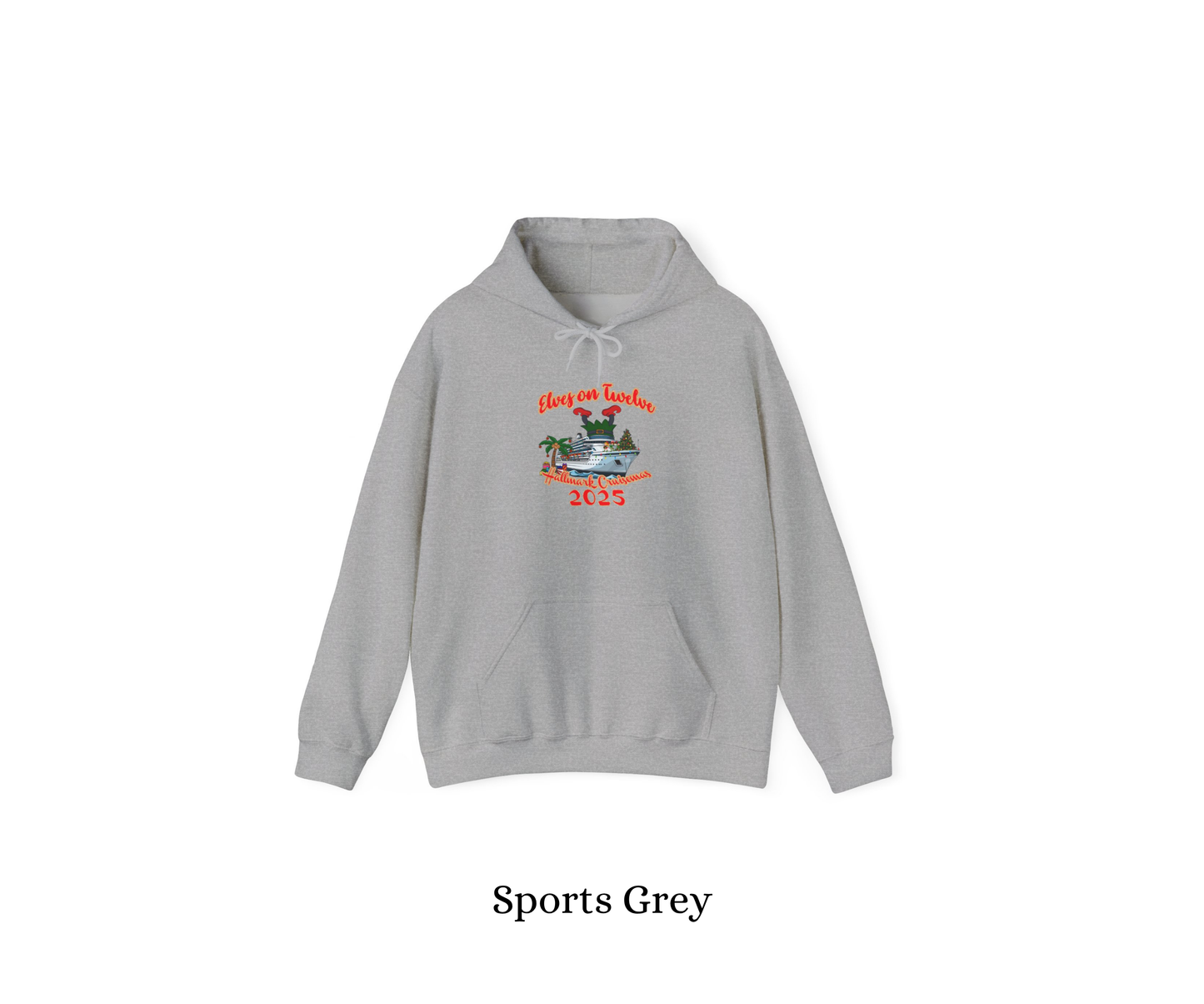 Elves on 12 Crusie Hoodiee