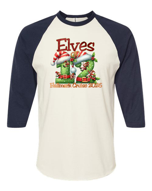 ELVES ON 12 HM CRUISE RAGLAN TEE
