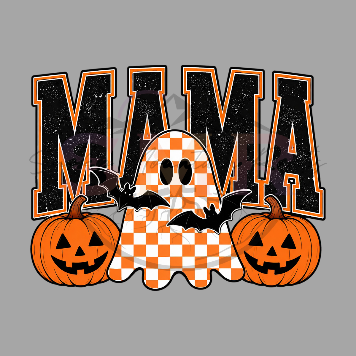 Mama Checkered Ghost Saturday DTF Deal