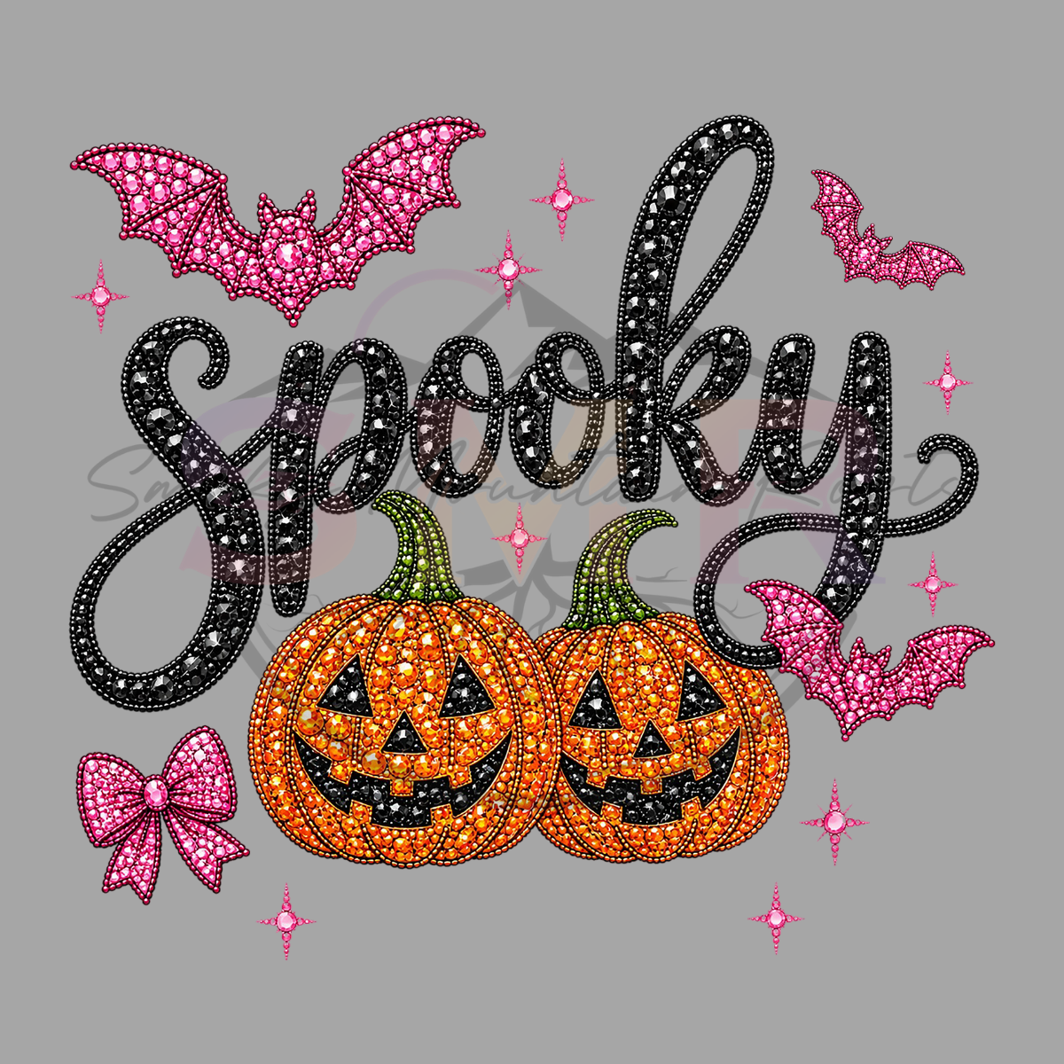 Spooky Rhinestone Pumpkins Saturday DTF Deal