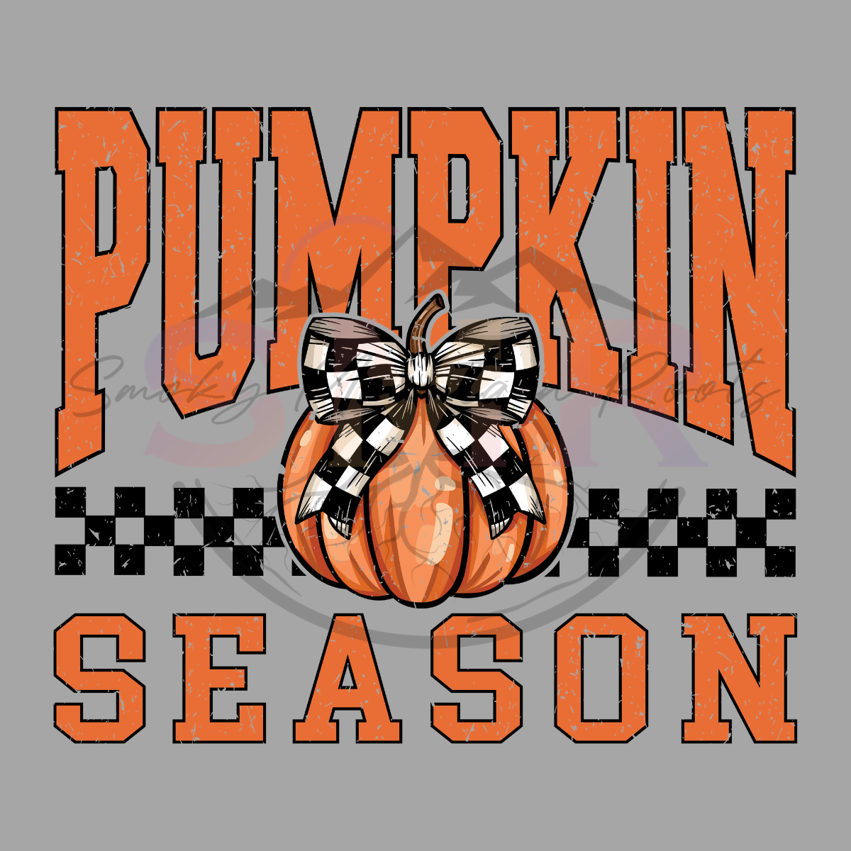 Pumpkin Season Chcekered Saturday DTF Deal