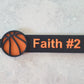 3D Basketball Bag Tag