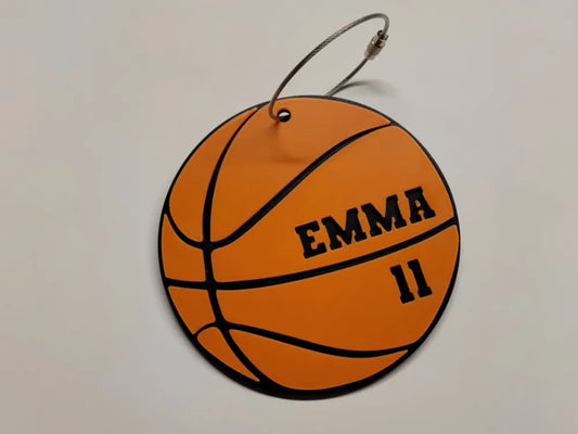 3D Basketball Bag Tag