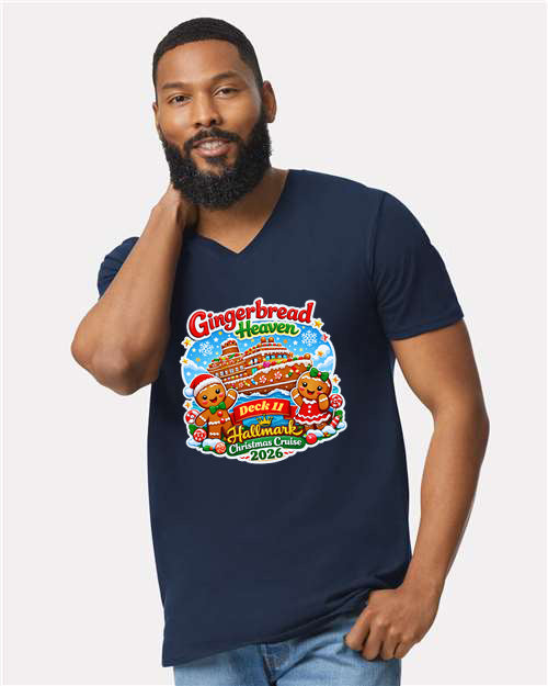 GINGERBREAD HEAVEN DECK 11 V-NECKS