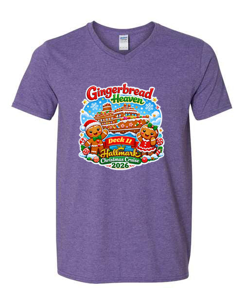 GINGERBREAD HEAVEN DECK 11 V-NECKS