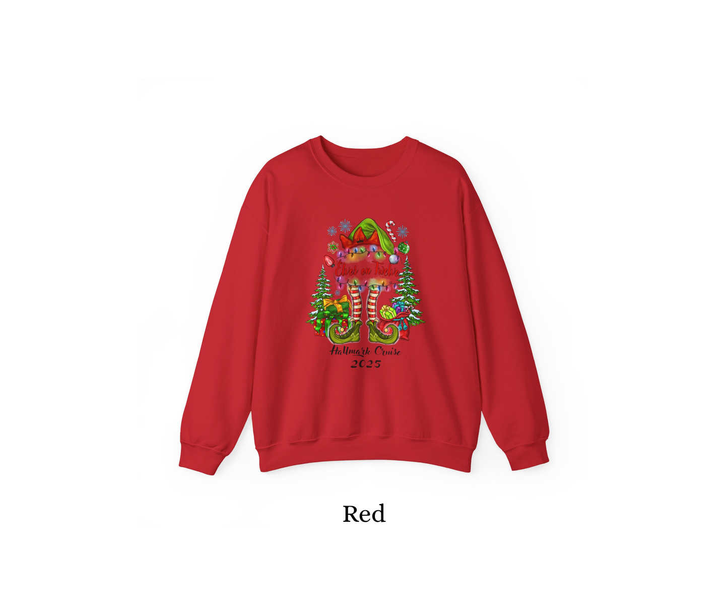 Elves on 12 Elve Crewneck