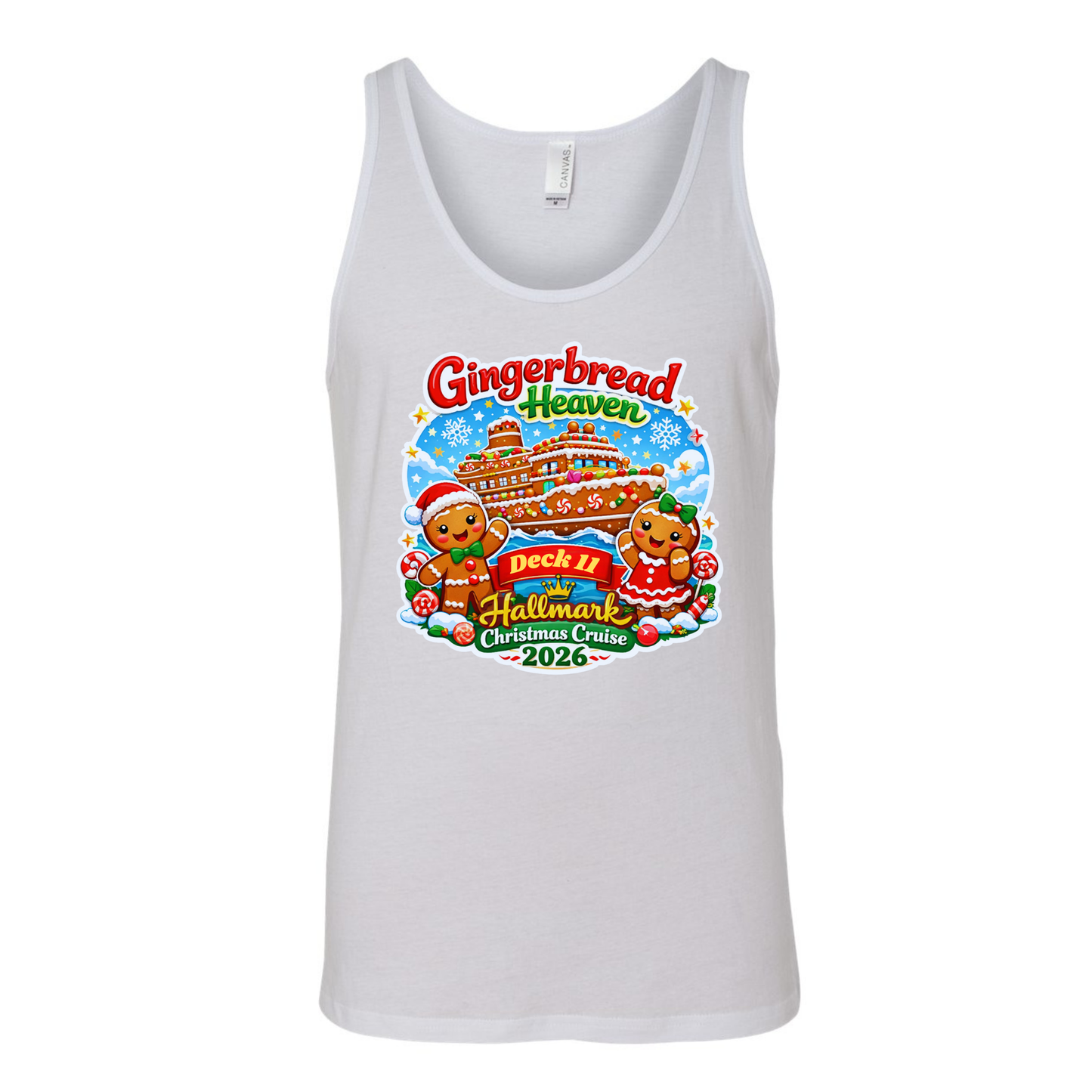 GINGERBREAD HEAVEN DECK 11 TANK TOPS