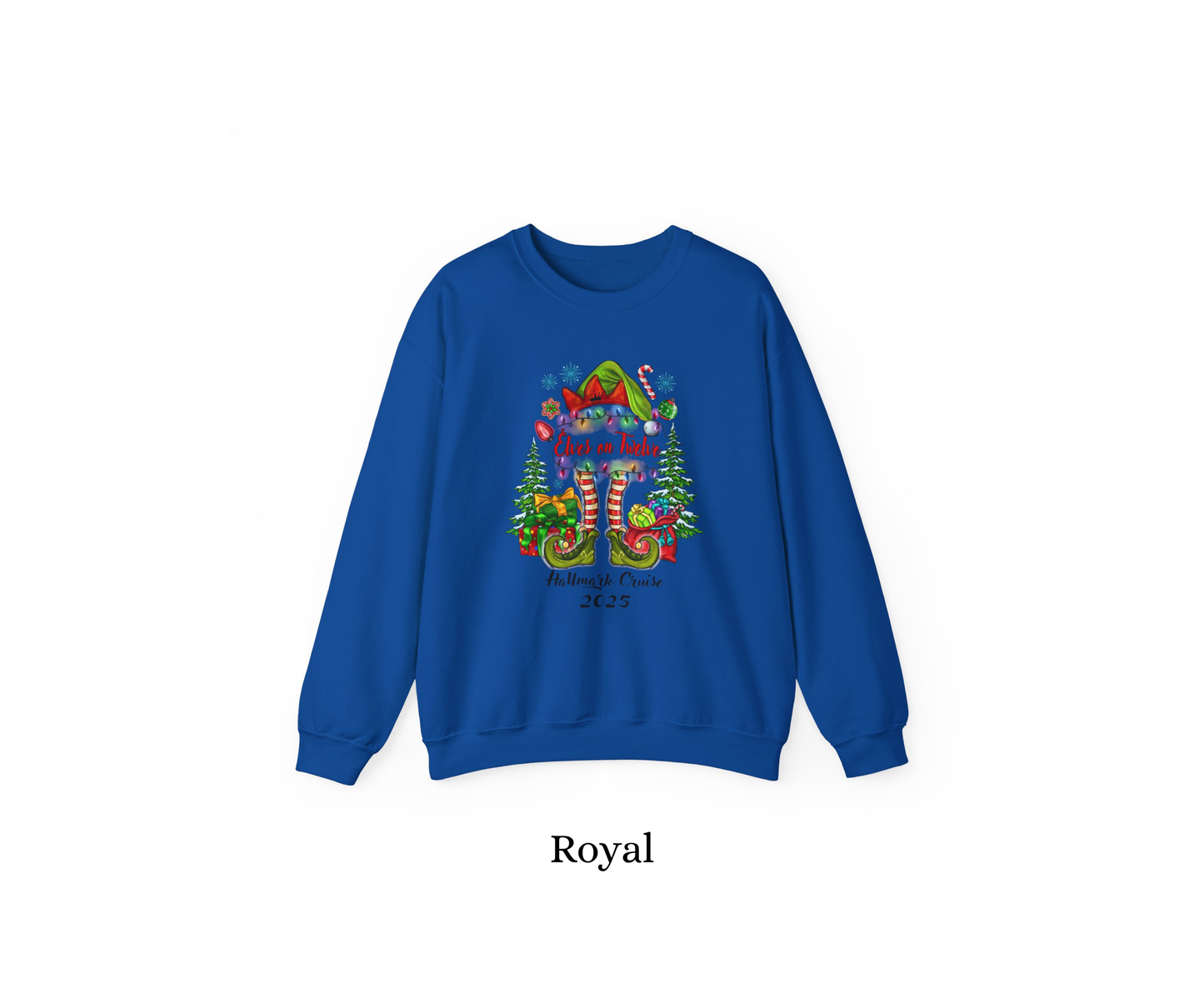 Elves on 12 Elve Crewneck