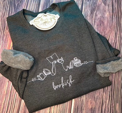 Bookish Embroidered Sweatshirt