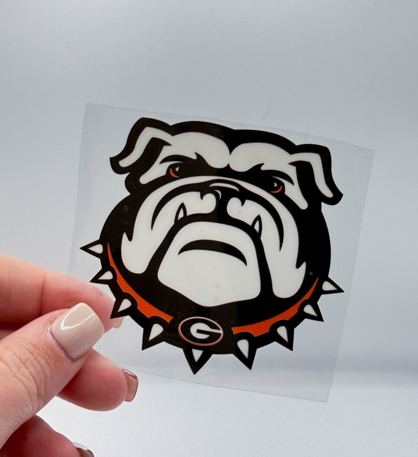 GA Bulldogs UV DTF Sticker