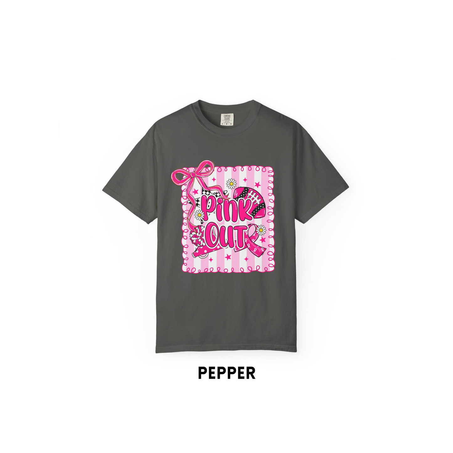 Pink Out Football Tee