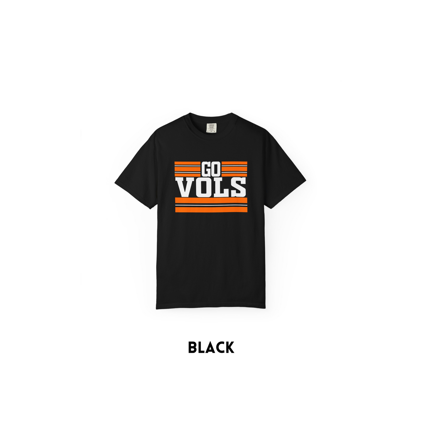 Orange & White Striped Game Day Tee