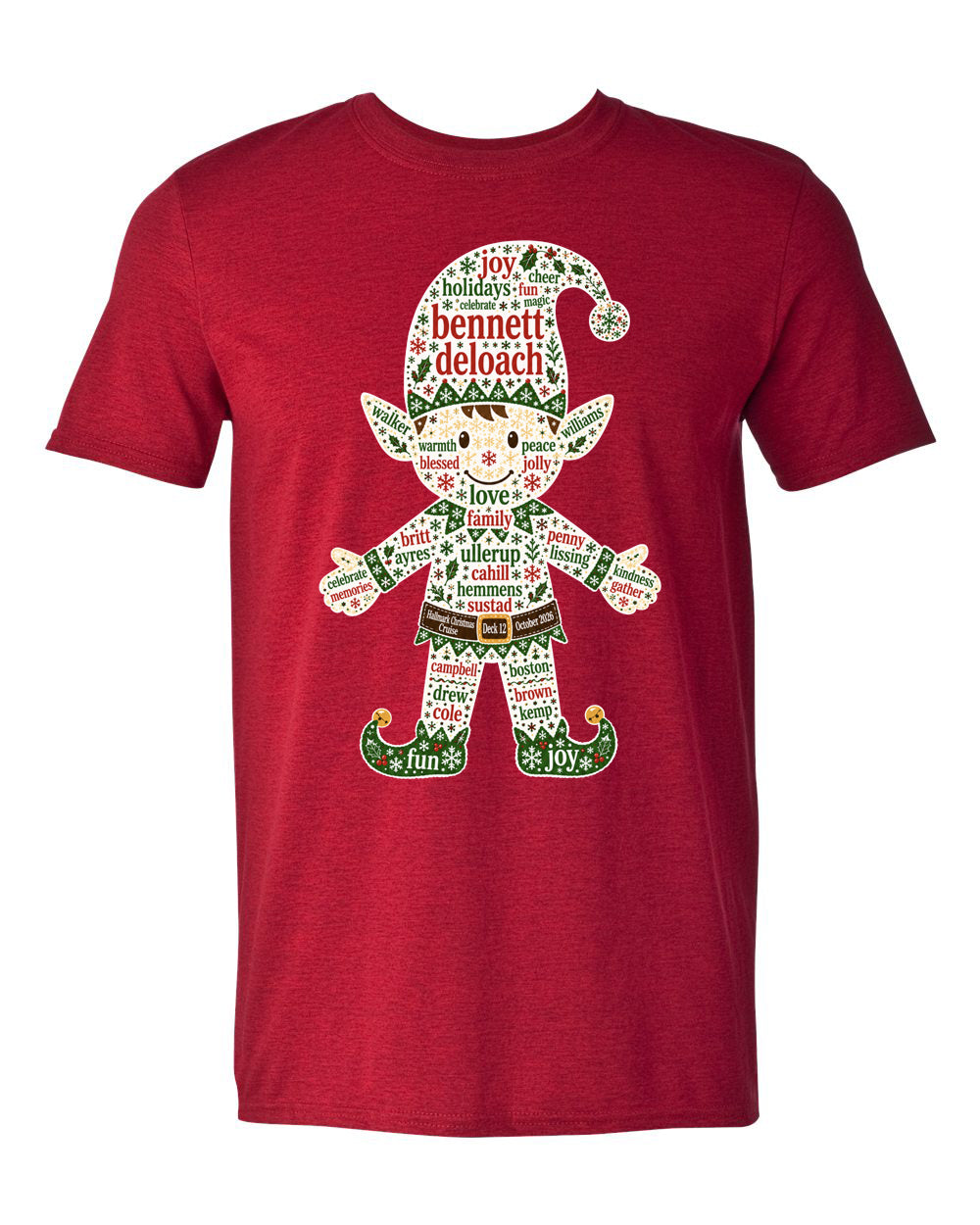 Deck 12 Elf Stars T-Shirt