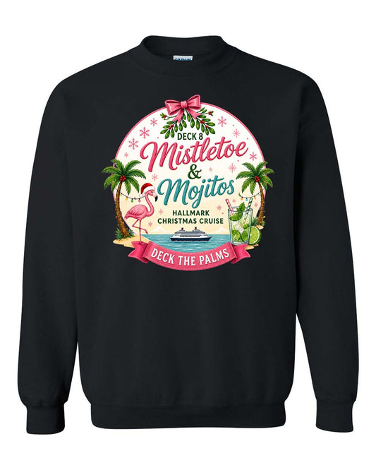 HM Mistletoe & Mojitos Deck 8 Sweatshirt