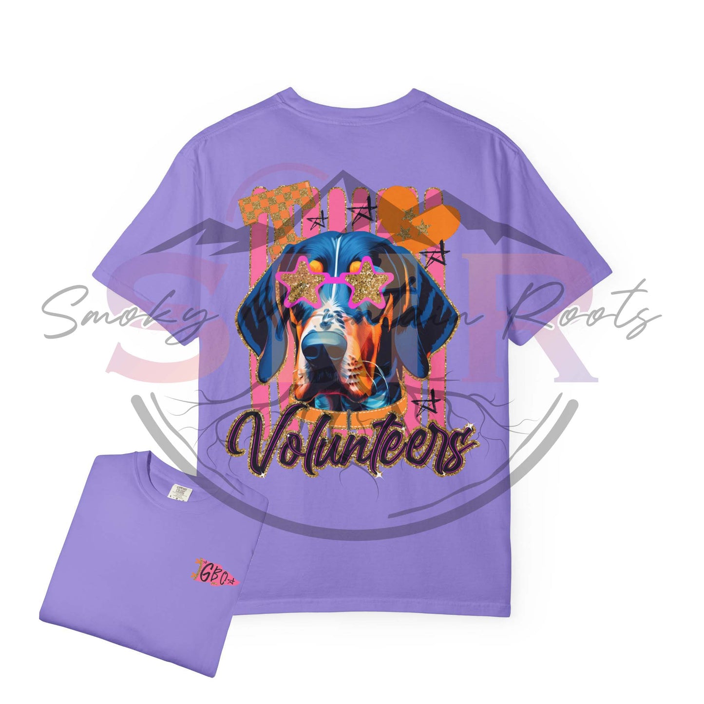 TN Smokey Volunteer Front & Back Tee